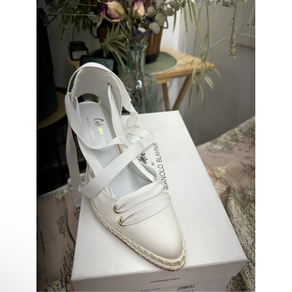 Bridal Manolo Blahnik x Castañer BRAND NEW